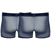 Svenjoyment Mens Sheer Long Johns Midnight Blue Pack Of 2 Mens Trunks